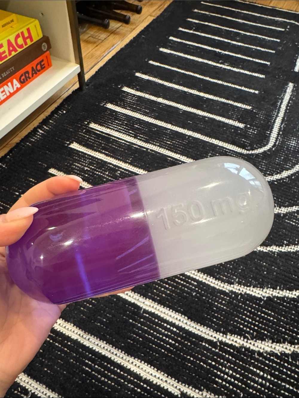 Jonathan Adler Purple pill with stand